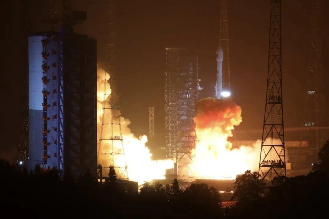 China has successfully launched the Land Exploration 4 01 satellite