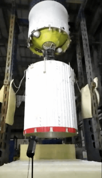 The interstage separation test of the Zhishenxing 1 liquid carrier rocket has been successfully completed!