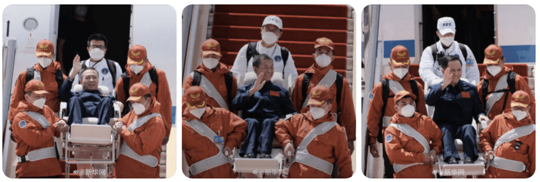 The return capsule of Shenzhou-15 manned spacecraft successfully landed at the Dongfeng landing site