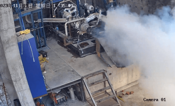 The medium operation test of the turbo pump for the 'Qiaolong No.1' staged combustion and extraction cycle engine has been successfully completed