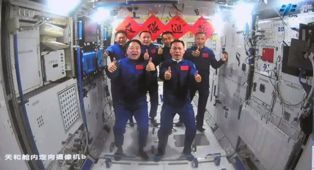 Three astronauts from Shenzhou-17 successfully entered the Chinese space station
