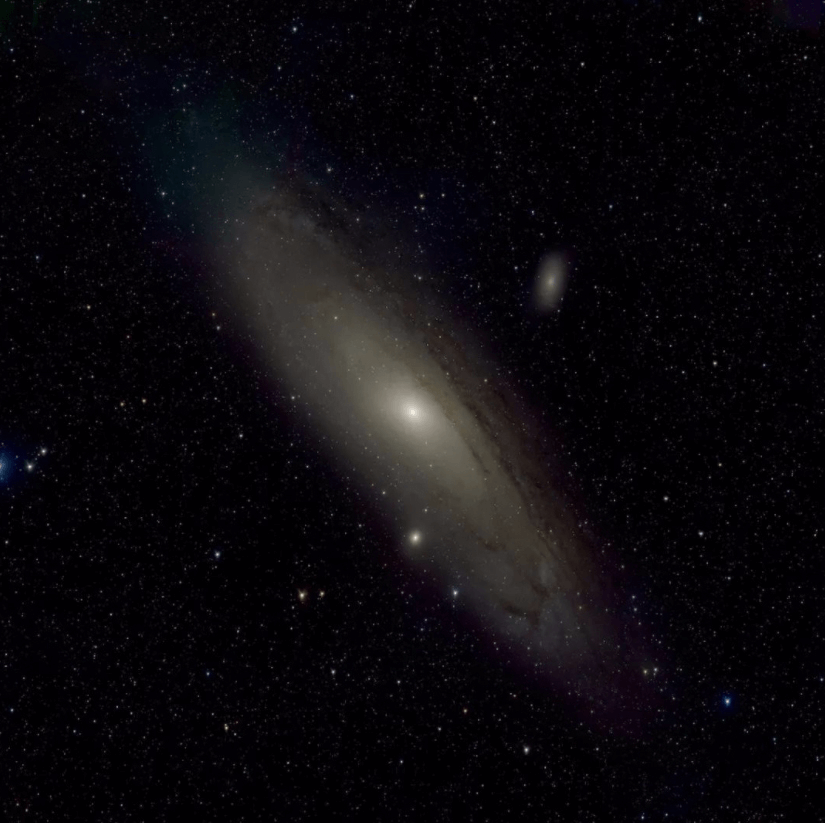 The Mozi Sky Survey Telescope has officially been put into observation and released photos of the Andromeda Galaxy